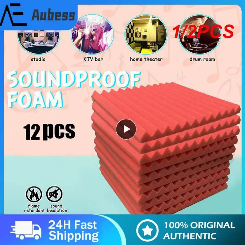 

1/2 шт., звукоизоляционные панели из пены