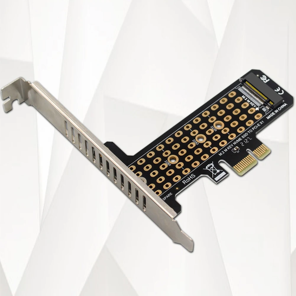 Адаптер карты расширения M.2 NVME для PCIe4.0 X1 с поддержкой интерфейса PCIe X4 X8 X16 M Key SSD