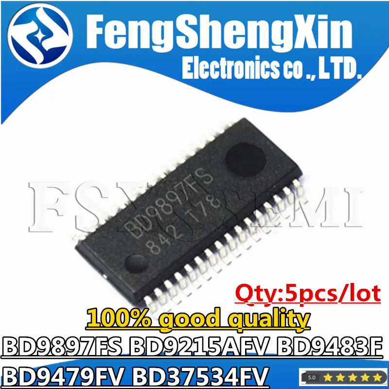 

5pcs BD9897FS BD9215AFV BD9483F BD9479FV BD37534FV SOP Chips