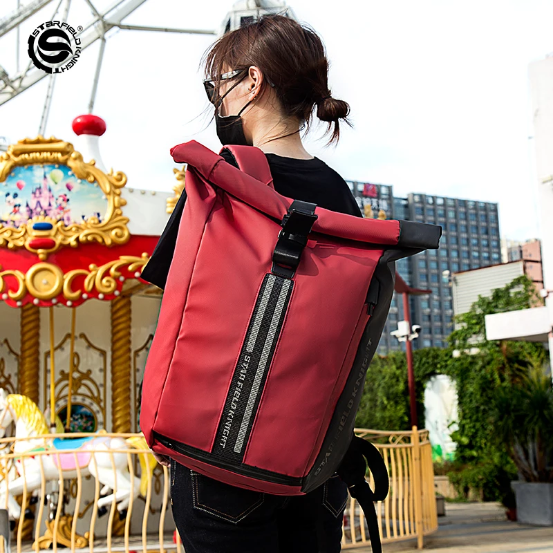 Многофункциональная светодиодная велосипедная сумка Star большая емкость