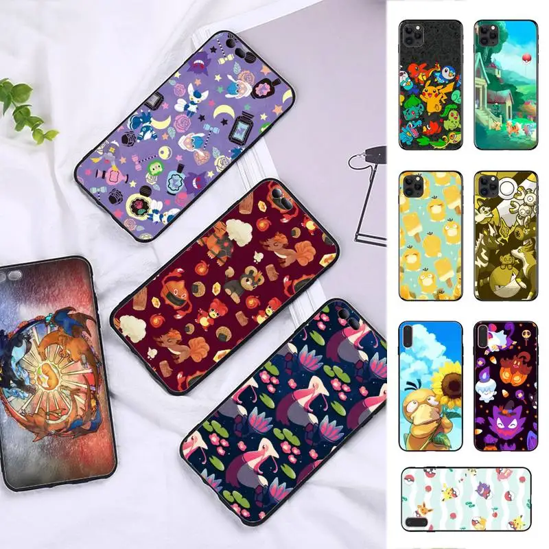 

Bandai Pokemon Phone Case for iPhone 11 12 13 mini pro XS MAX 8 7 6 6S Plus X 5S SE 2020 XR cover