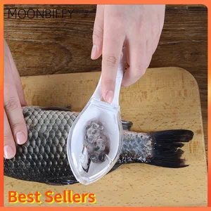 Fish Skin Brush Scraping Fishing Scale Brush Graters Fast Remove Knife Cleaning Peeler Scaler Scrape in Pakistan