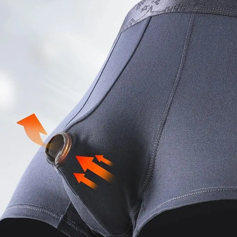 Man Foreskin Expose Underwear Health Care Open Hole Crotch Gay Penis Pouch Boxers Physical Therapy Sexy Lingerie Prolong Time