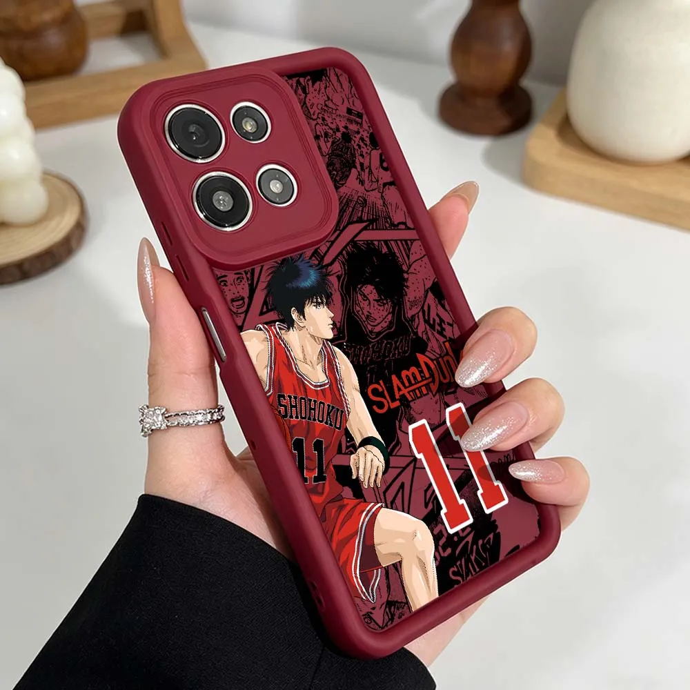 Чехол для телефона S-Slam Dunk Animation для Motorola Moto G86 G85 G75 G56 G06 Edge 70 60 50 Fusion Eye Ladder, силиконовый чехол (art.: 3920dc4103f7f) - 3920dc4103f7f