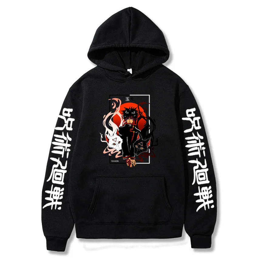 

Jujutsu Kaisen Anime Hoodie Print Cosplay Hoodies Streetwear Sweatshirts Hip Hop Casual Hooded Pullover