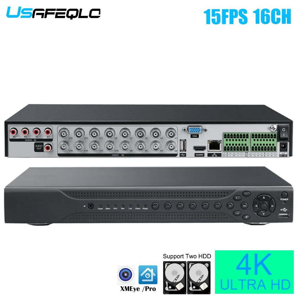 8mp Xmeye Analog Surveillance Video Recorder 16 Channel 4k