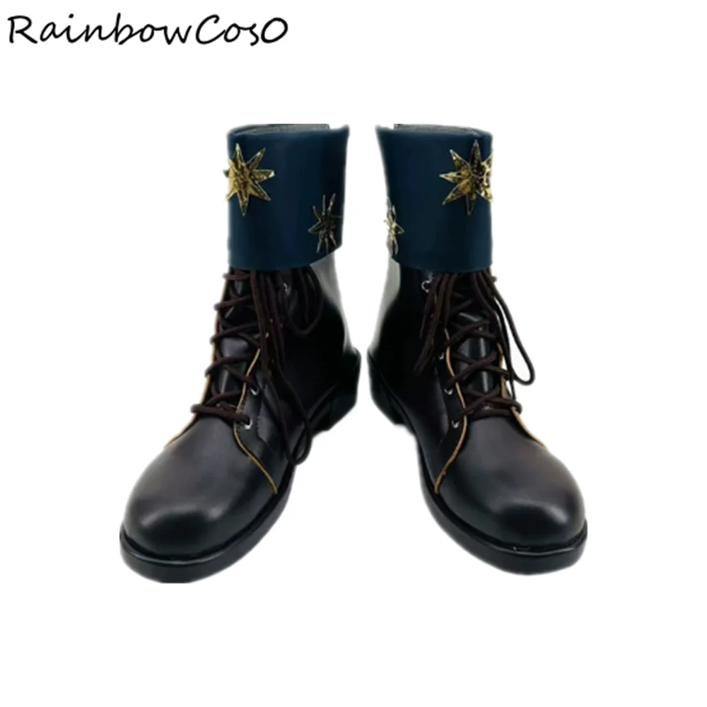 Маркус Реверс: 1999 косплей обувь сапоги игра аниме Хэллоуин RainbowCos0W4327