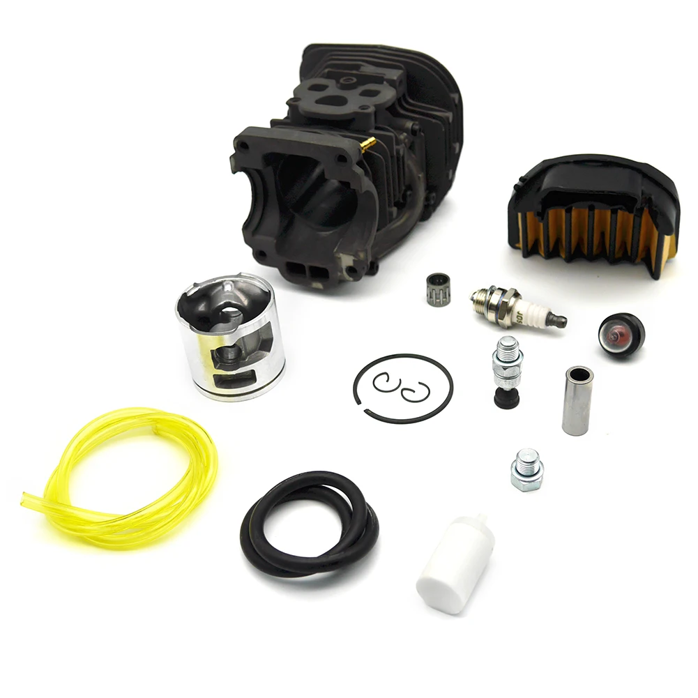 

47mm Diameter Chainsaw Cylinder And Piston Set For Husqvarna 455 460 Gasoline/Oil Chainsaw Air Fuel Filter Line Primer Bulb