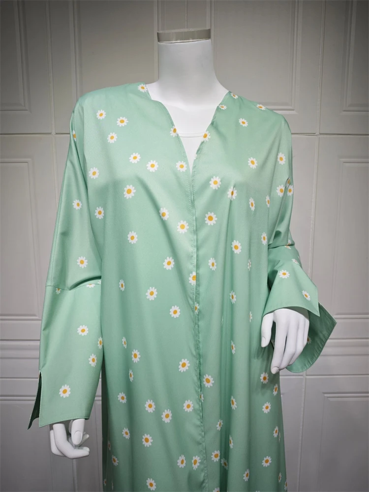 Рамадан Ид Открытый Химар Кимоно Абая Дубай Мусульманская молитвенная одежда