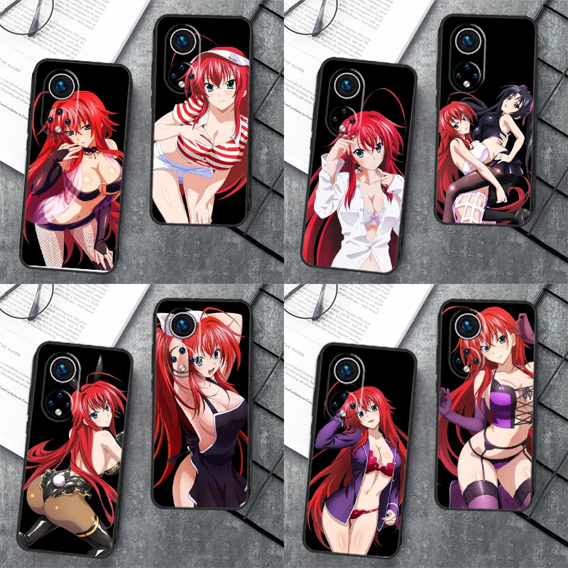 Чехол Rias Gremory для старшей школы DxD Honor 50 8X 9X 10i чехол Huawei P30 Lite P20 P40 P50 Pro Nova 5T |