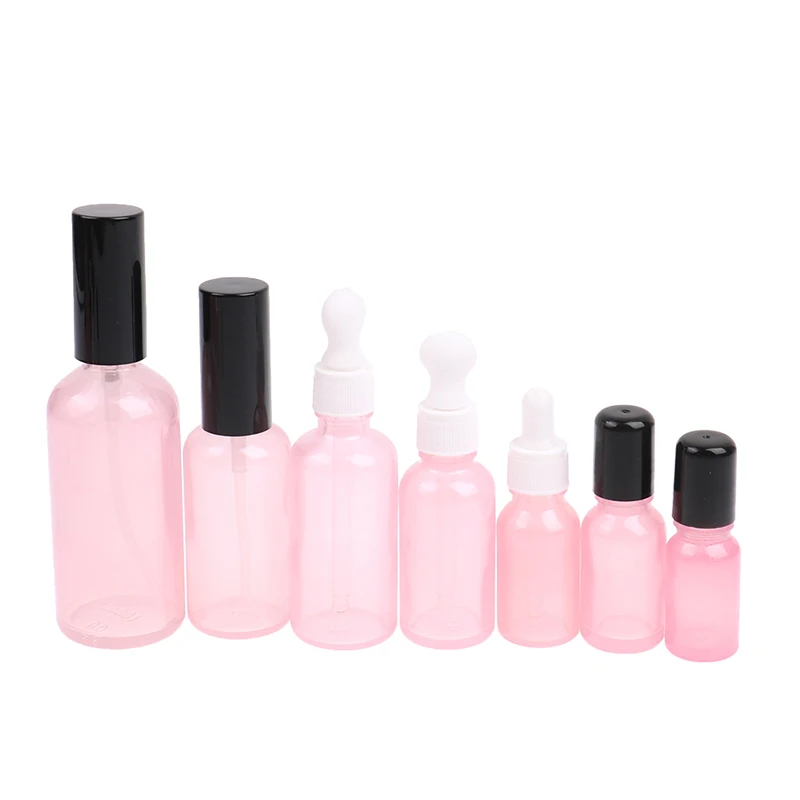 

Glass Fine Mist Atomizer Empty Glass Spray Bottle Pump Head Travel Perfume Liquid Cosmetic Vials Roller Ball Refillable Bottles