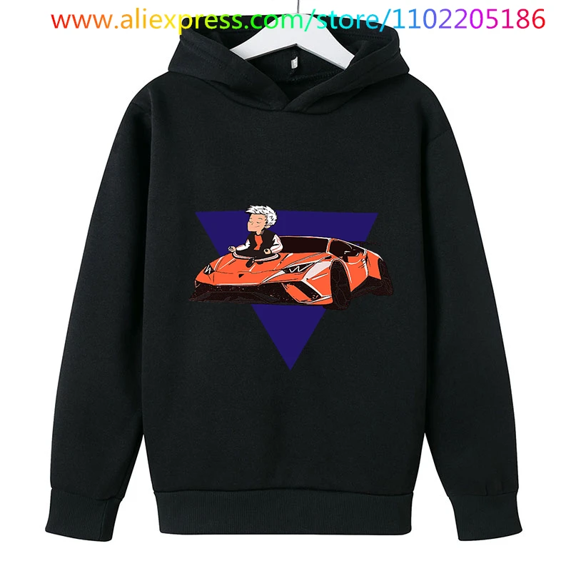 

Детские толстовки Merch a4, Свитера с капюшоном для маленьких девочек и мальчиков, повседневная одежда, качественные детские топы, Новинка весн...