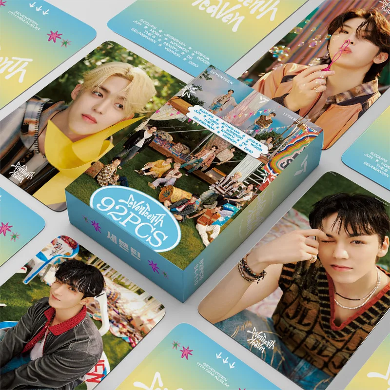 

92PCS KPOP SVT Small Card ALWAYS YOU Peripheral Photo Card Collection LOMO Card Double Sided Korean Fashion Group Fans Gifts