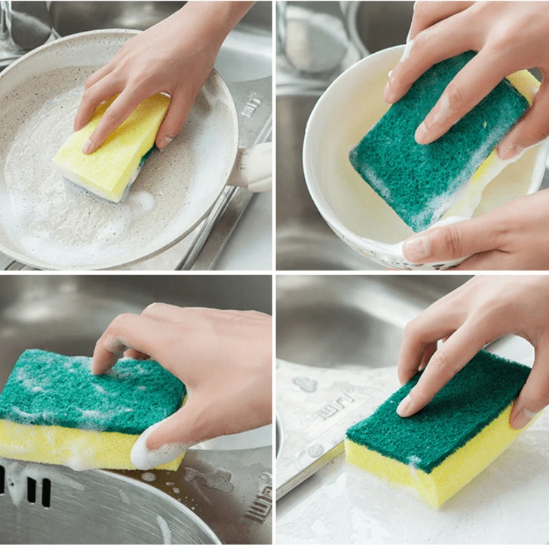 

Кухонная нано-губка для мытья посуды