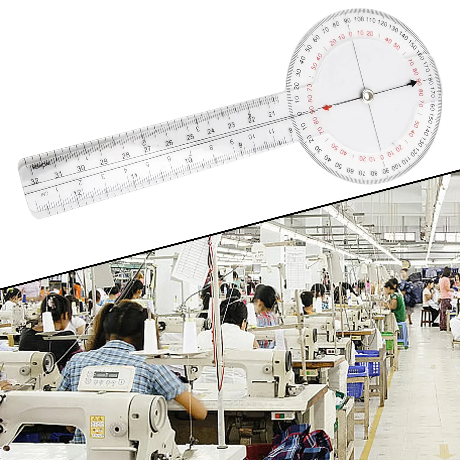 Практичная новая линейка-гониометр физиотерапия калиброванная ортопедия