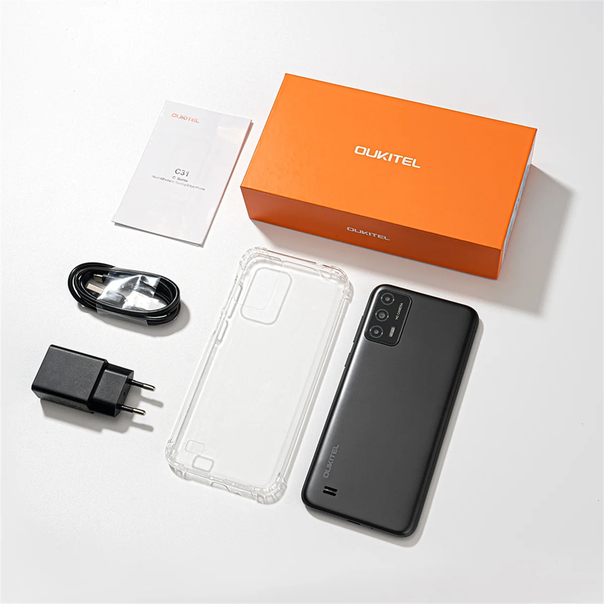 Oukitel Cheap New Smartphones Unlocked Android 12 Cellphone 3GB+16GB 5150mAh 13MP Triple Rear Camera 6.517'' HD+ Mobile Phone