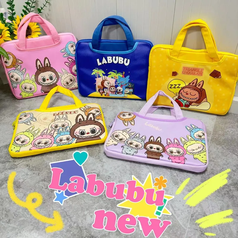 Новая сумка для ноутбука Labubu Kawaii тряпичная ткань с героями мультфильмов милая