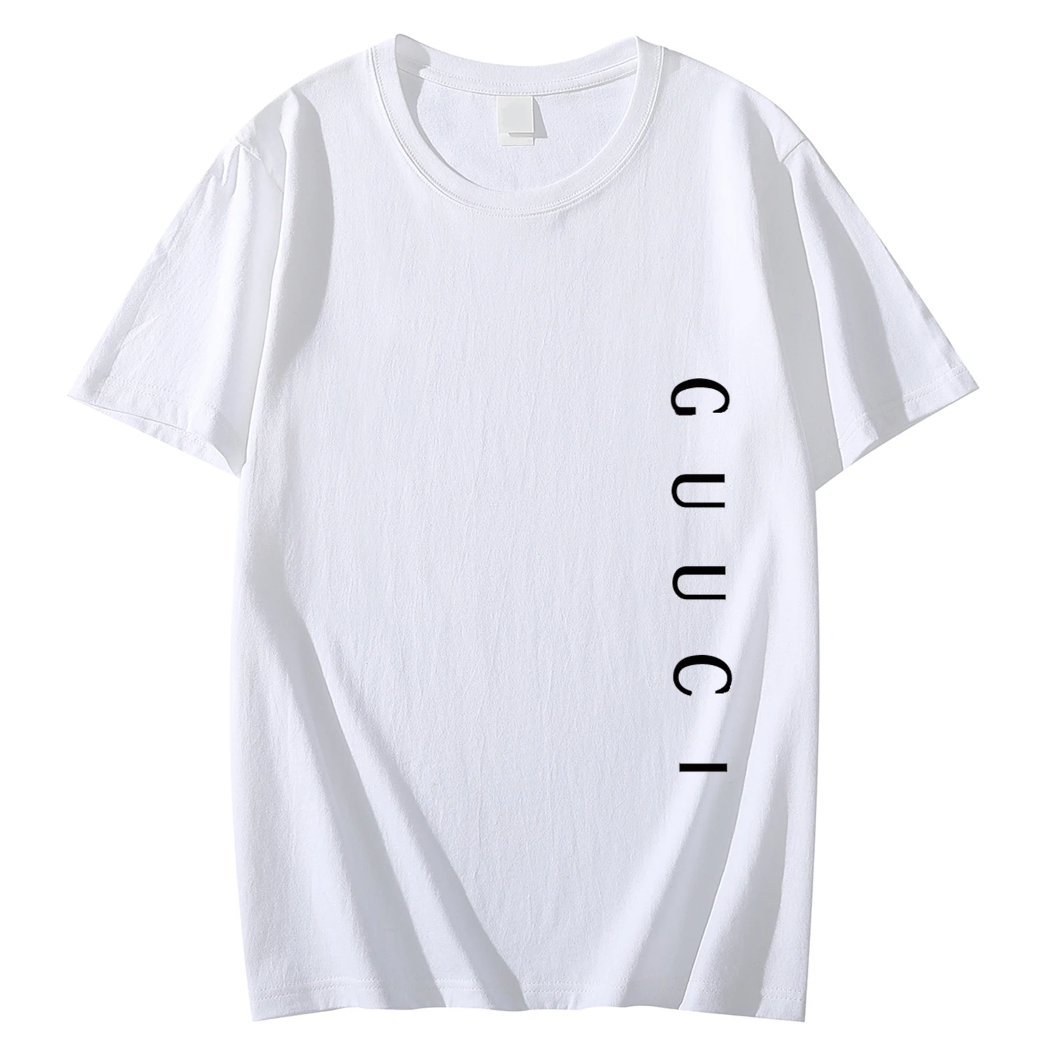 

2023 New Light Luxury Brand Simple 100% Cotton T-shirt For Men's And Women's T-shirt High-Quality Round Neck Cotton Oversized