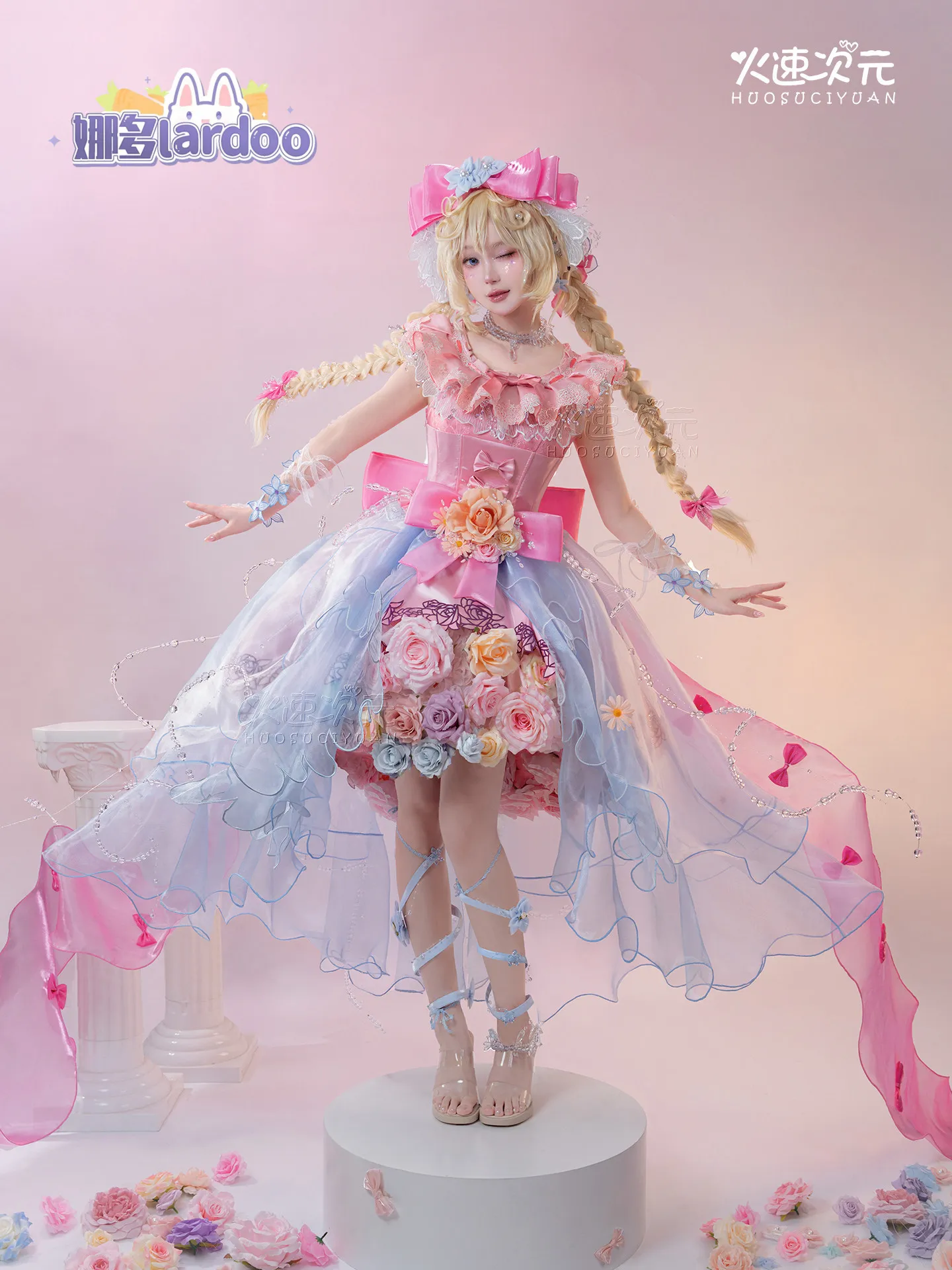 Фото Серия косплей-костюмов по игре: Identity V Memory / Little Girl (Moonlit Mirage) — полный комплект костюма для косплея с редким элементом SS-раритетности. №4