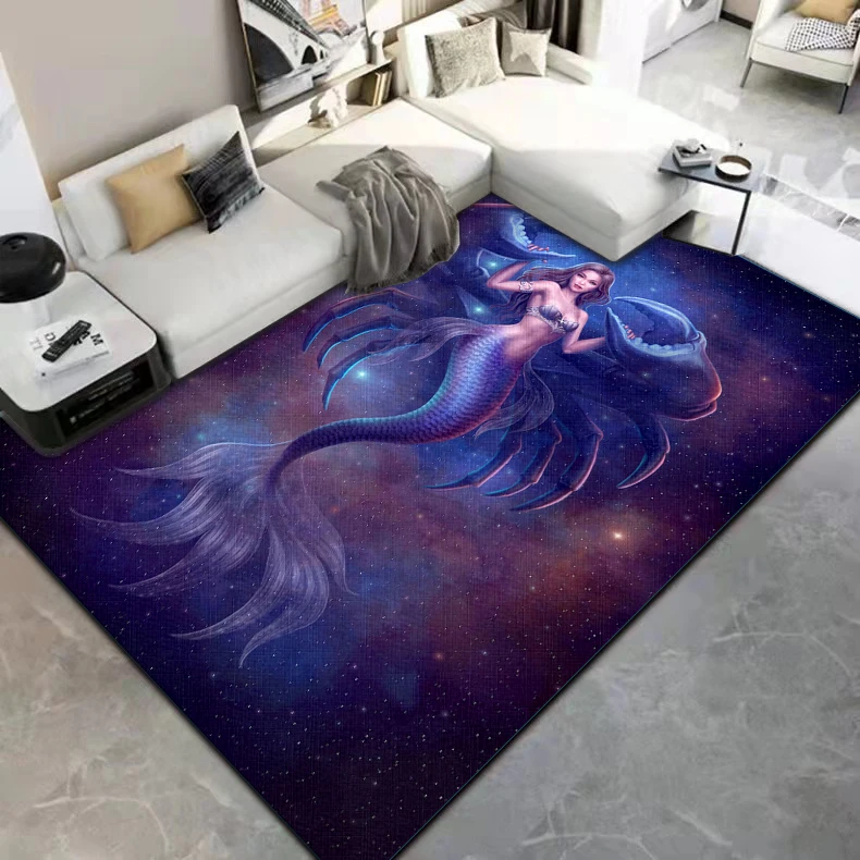 

Astrology Mermaid carpet yoga mat home decor camping mat for floor Picnic yoga play mat motorcycle mat for living room