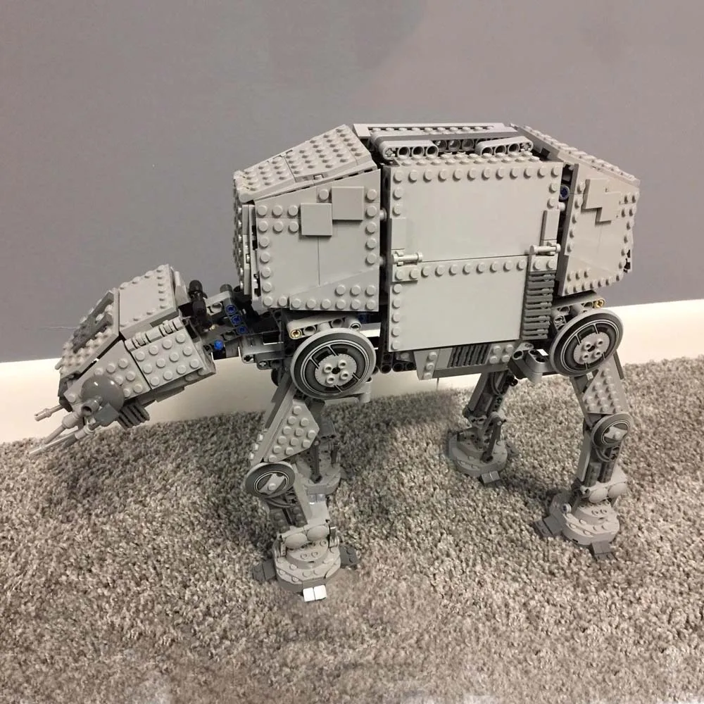 

Новинка 2022, конструктор Star AT-AT ATAT, 1168 деталей, ходящая модель Moc, Модульные строительные блоки, кирпичи 10178, игрушки для мальчиков Waring