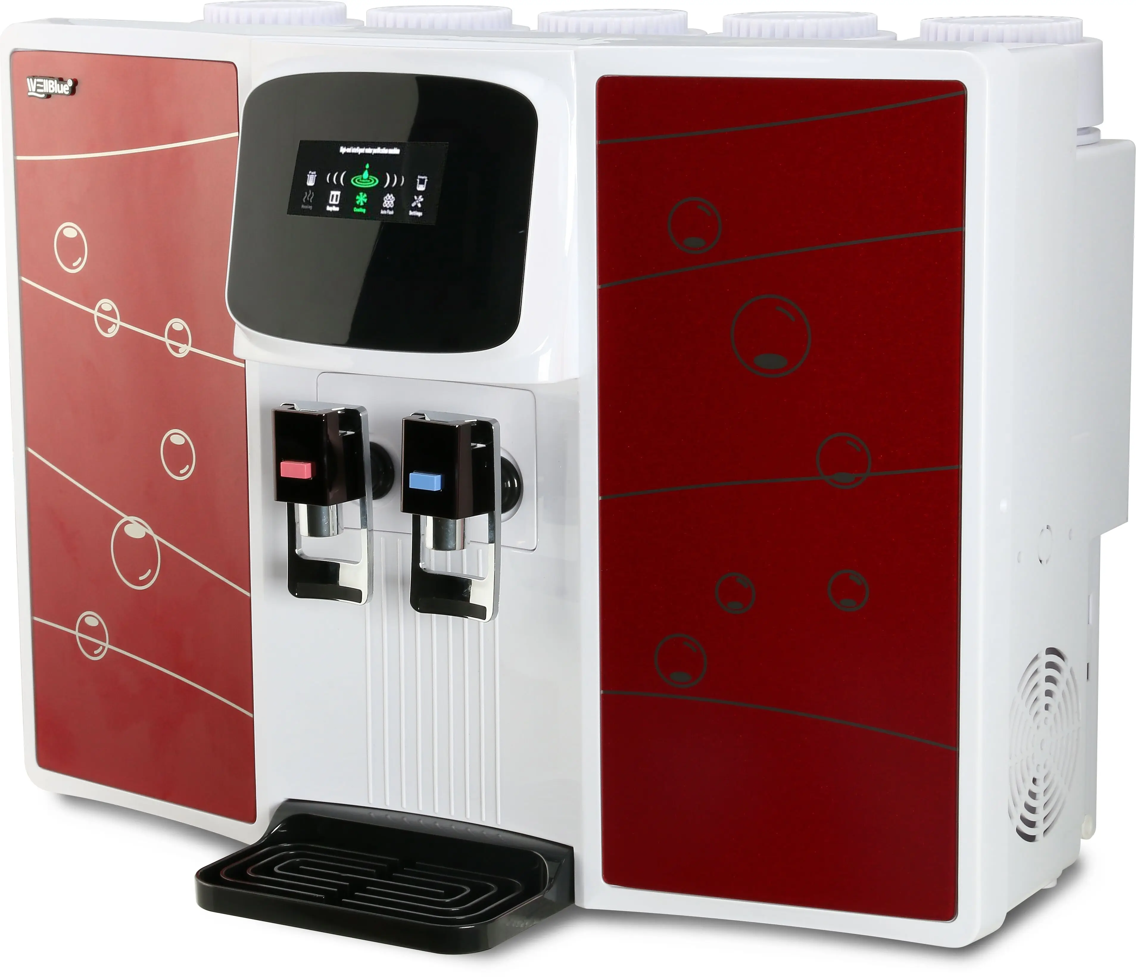 

Минеральный озоновый ионизатор для выживания, 3 крана, горячая и холодная и стандартная система очистки воды с обратным осмосом и внутренним резервуаром