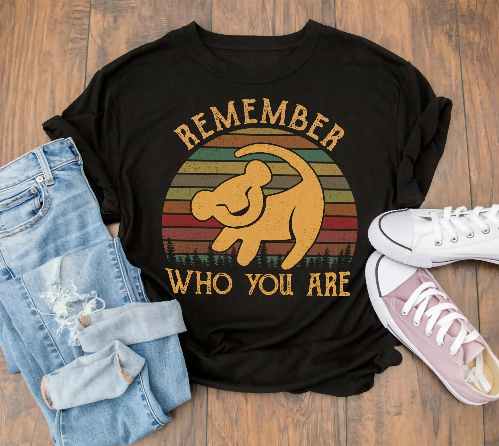 Remember Who You Are sunset vintage t-shirt