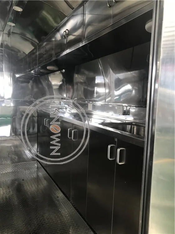 2023 многофункциональные недорогие мобильные прицепы из нержавеющей стали 5 м для