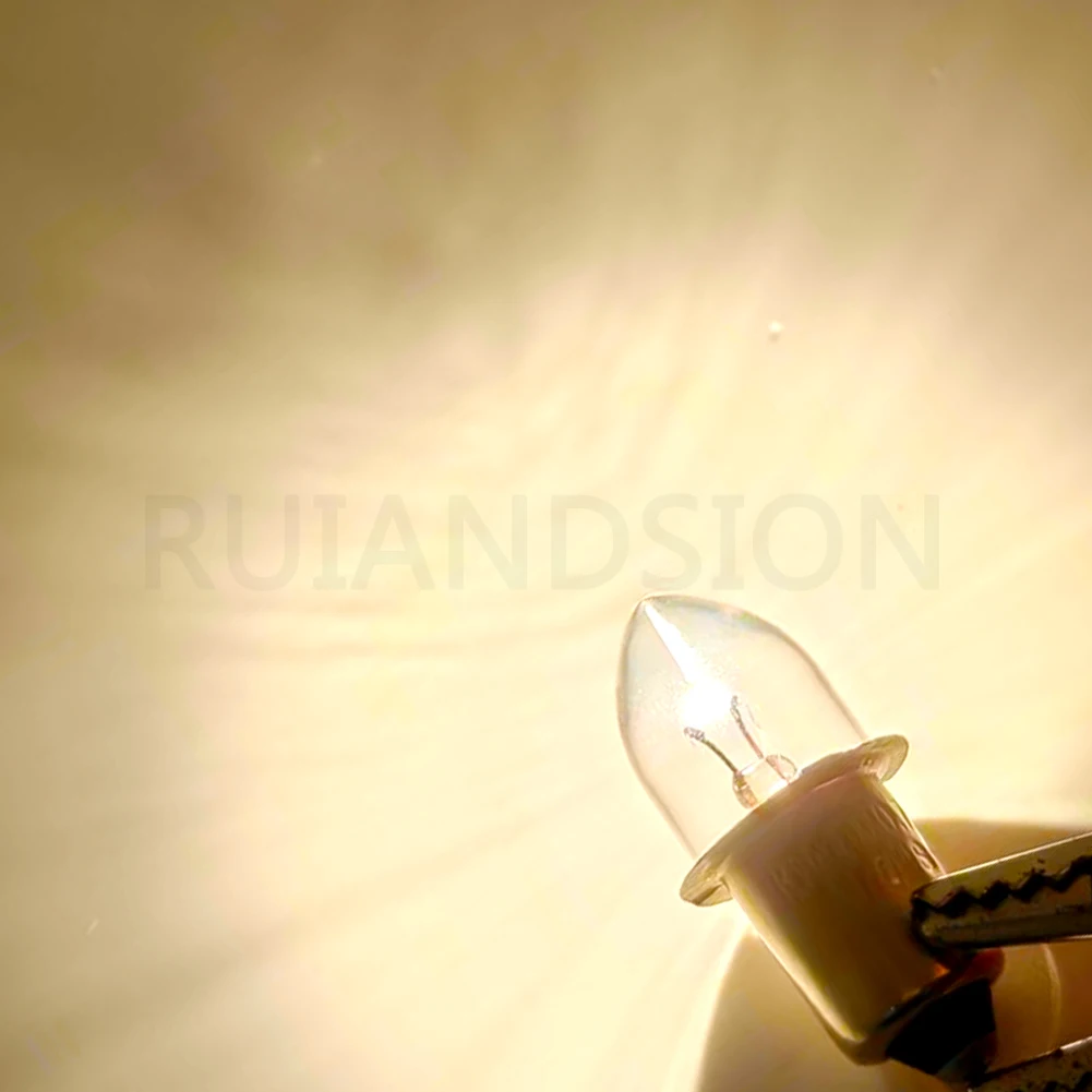 RUIANDSION 50 шт. P13.5S Галогенные лампы для фонарей, теплый белый свет, 2.4В 3.6В 4.8В 6В, замена свечных ламп для фонарей и рабочих ламп (art.: 3920da36f58ef) - 3920da36f58ef