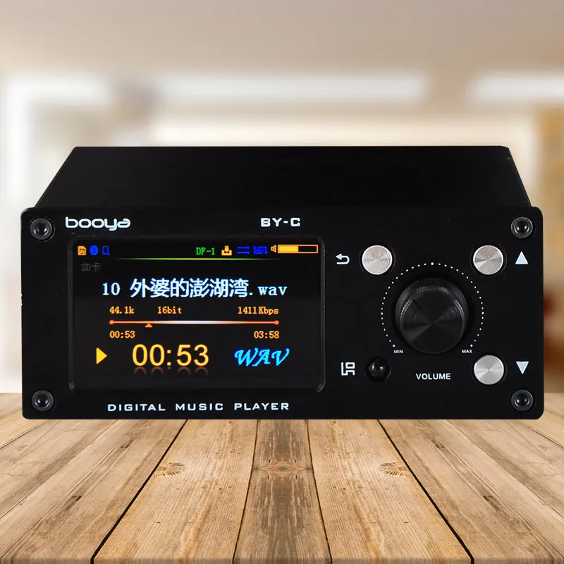 

Мини настольный цифровой аудио плеер DSD128 аппаратное декодирование HD проигрыватель без потерь беспроводной Bluetooth 50 Вт Мощный усилитель прои...