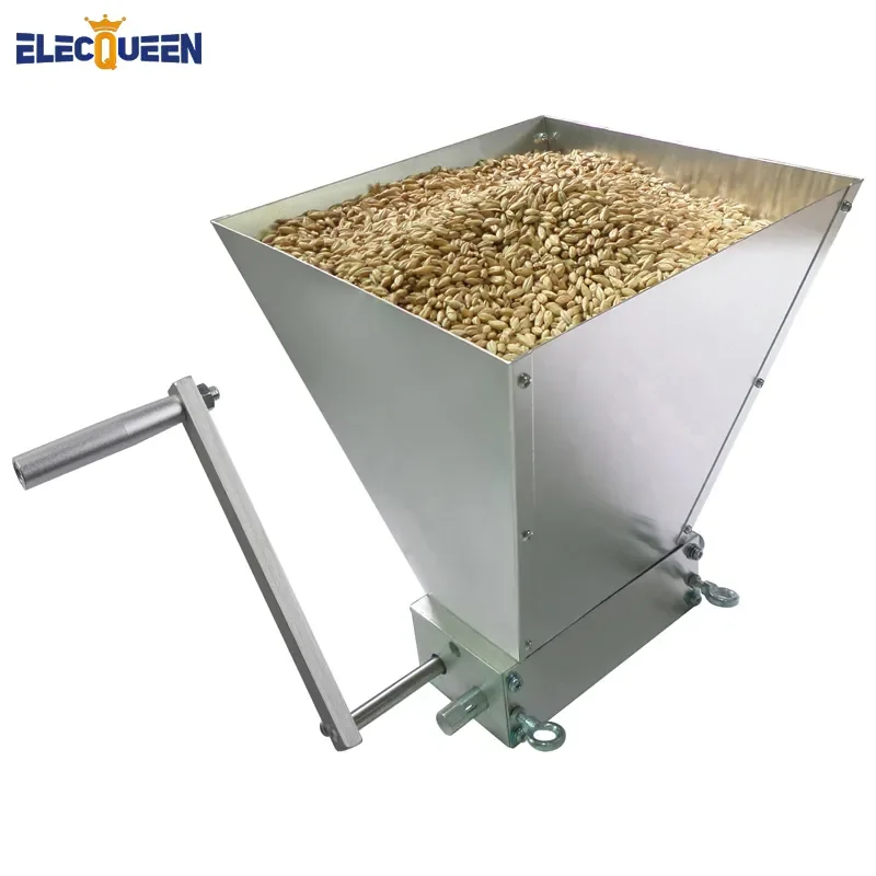 

2022 Newest Stainless 2-roller Barley Malt Mill Grain Grinder Crusher For Homebrew Wholesale & Dropshipping Pink grinder Salt gr