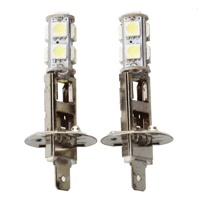 

2 шт., Автомобильные светодиодные лампы H1 9 SMD 12 В 1,2 Вт