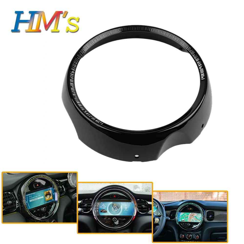 Декоративная рамка для экрана центральной консоли Mini Cooper F56 F55 F57 JCW 2014 2015 2016 2017 2018 2019 2020 2021 2022 6,5 8,8 дюйма