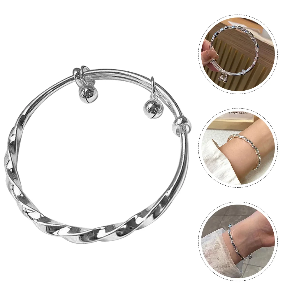 

Copper Bangles Bracelets Girls Decor Jewelry Women Silver Baby Cuff Aesthetic Wrist Chic