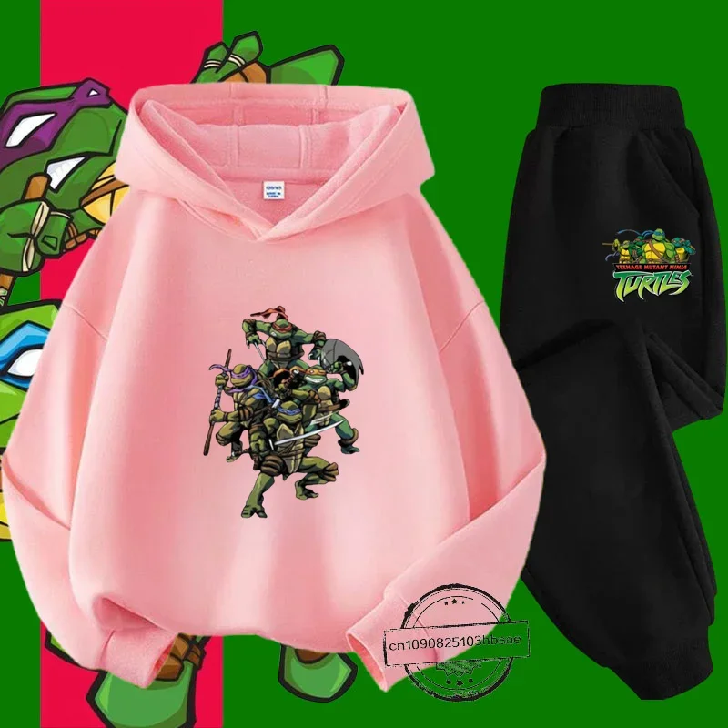 TMNT Детский Осенне-зимний Костюм С Толстовкой Длинными Рукавами Уличная
