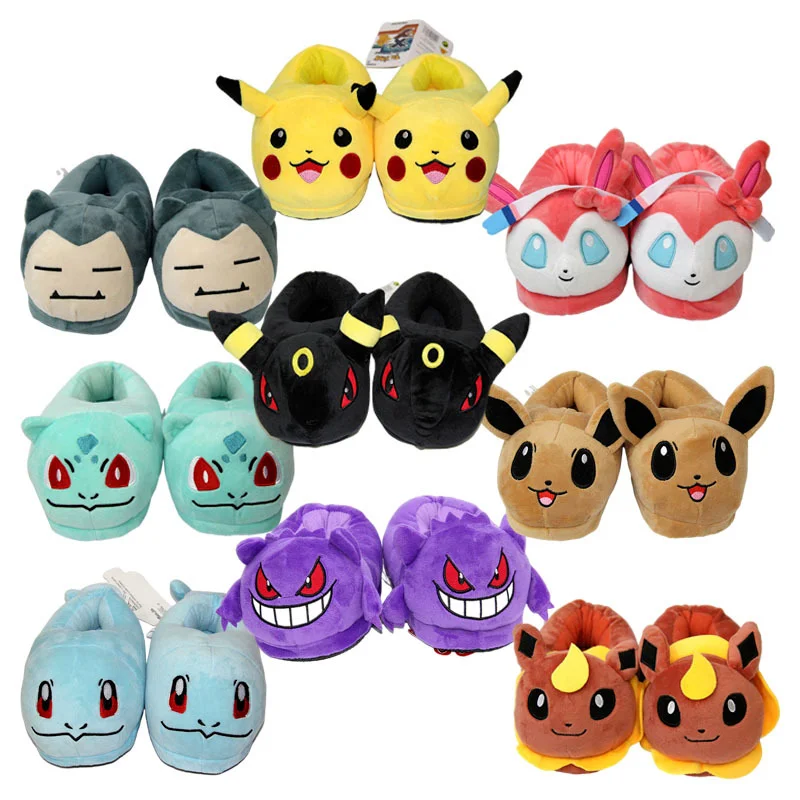 Аниме Pokemon Pikachu Snorlax Eevee Vaporeon Umbreon Kawaii плюшевые мягкие игрушки для взрослых и детей
