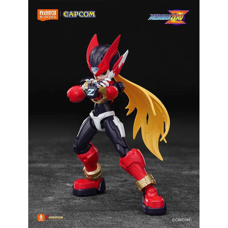 Фото Оригинальная фигурка Blokees Shooting Star Rockman, игрушки ROCKMAN, сборная модель Mega Man Zero Champion Class, подарки. №2