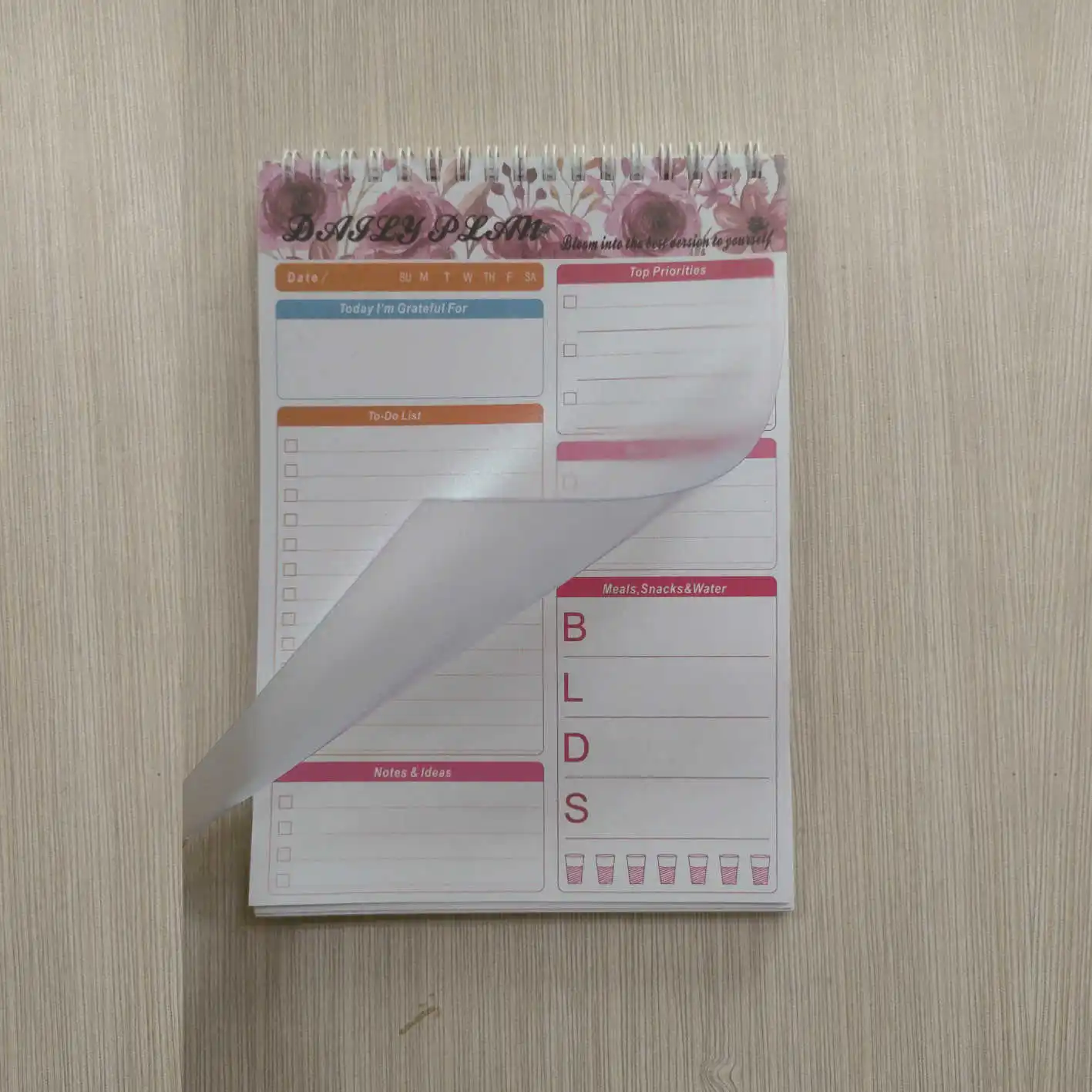 

Dayly Planer, A Cross-Border English Day Plan, Can Tear Up The Schedule And Leave A Message For Record.