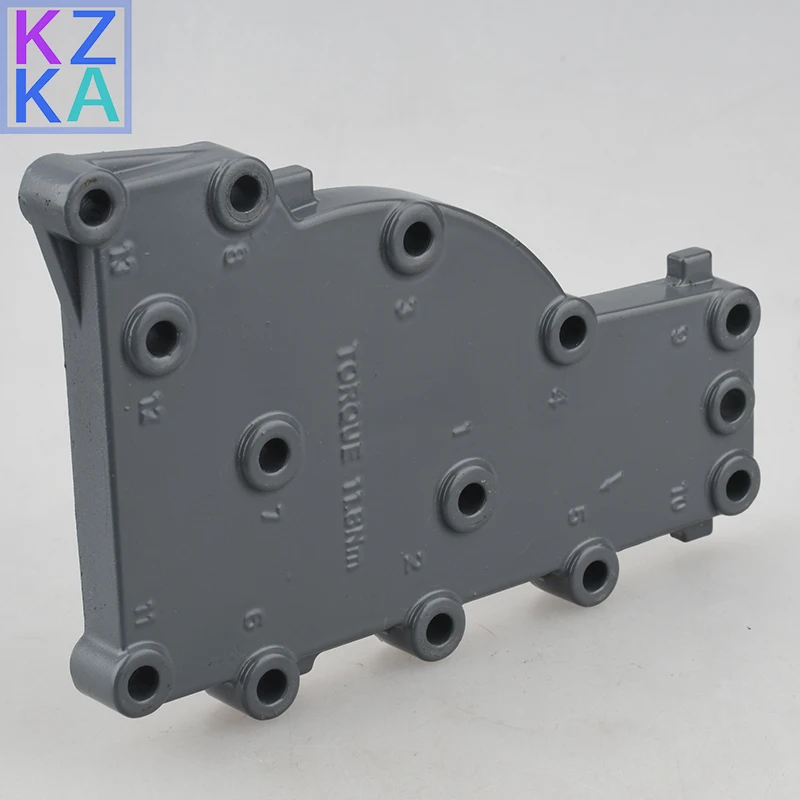 63V-41113-00-9M Внешняя крышка выхлоп для подвесного мотора Yamaha 2-тактный 9 л.с. 15 63 В-41113-00