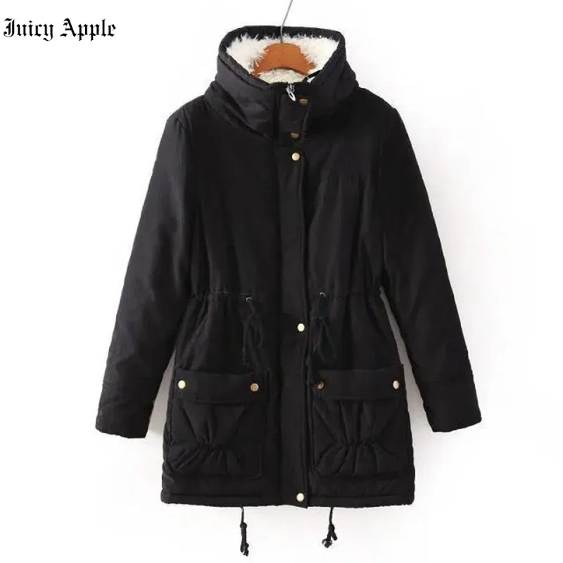 Winter Parkas Women Cotton Coat 2023 Warm Thick Jackets Pink Top Korean Fashion Clothing Autumn Streetwear Coats Black Outwear