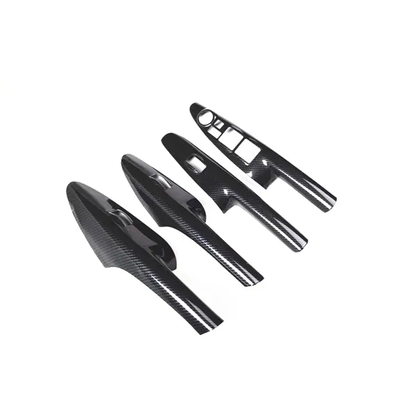 Углеродное волокно Abs Автомобильная шестеренка панель стеклоподъемник