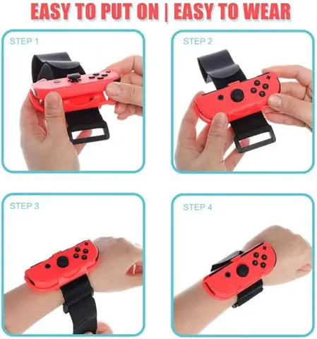 Регулируемый эластичный ремешок на запястье для контроллера Joy-Con для Switch Just Dance 2022/2023