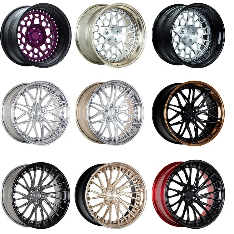 Кованые колеса для пассажирских автомобилей из углеродного волокна