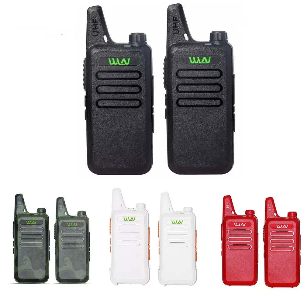

2pcs WLN KD-C1 MINI Handheld Transceiver KD C1 Two Way Radio Ham Communicator Radio Station Mi-Ni Walkie Talkie