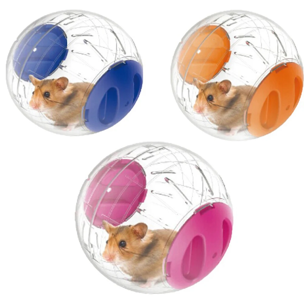 

1pcs Home Pet Funny Running Ball Plastic Grounder Jogging Hamster Pet Small Exercise Toy 12cm DropShipping