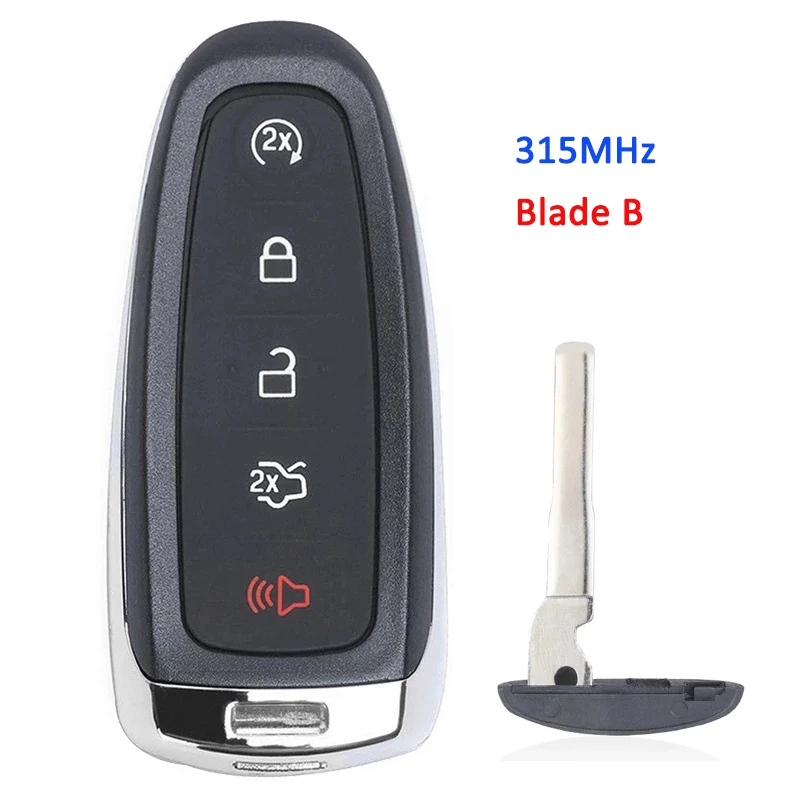 

DIYKEY M3N5WY8609 315/433 МГц ID46 5 кнопок для Ford Edge Escape Expedition C-max Taurus Flex Focus 2011-2018 умный дистанционный ключ