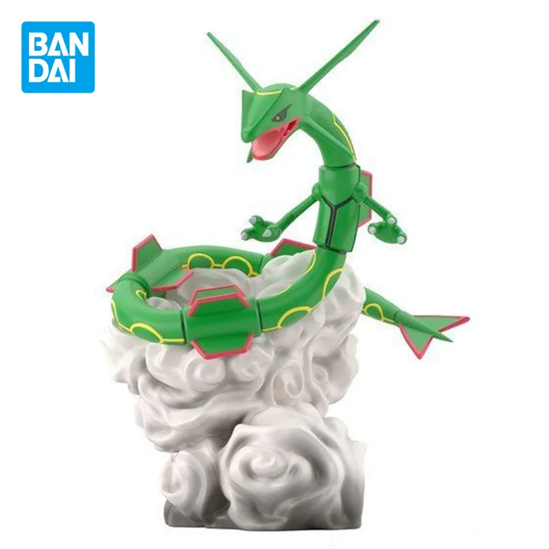 Фигурки героев покемона Bandai Оригинальные фигурки аниме масштаб Rayquaza мировые