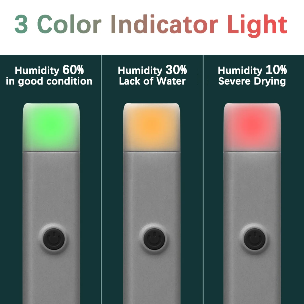 Новинка встроенный термометр-гигрометр 3 цвета индикатор напоминание о нехватке