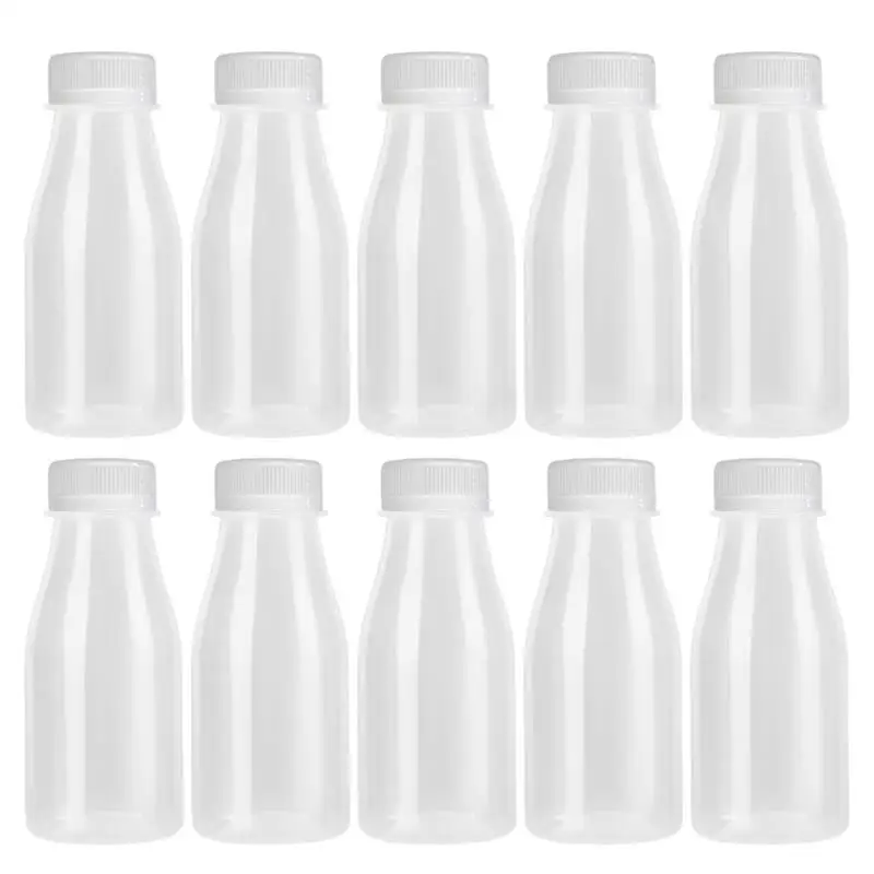 S Bottle Milk With Beverage Juice Plastic Jar Caps Container