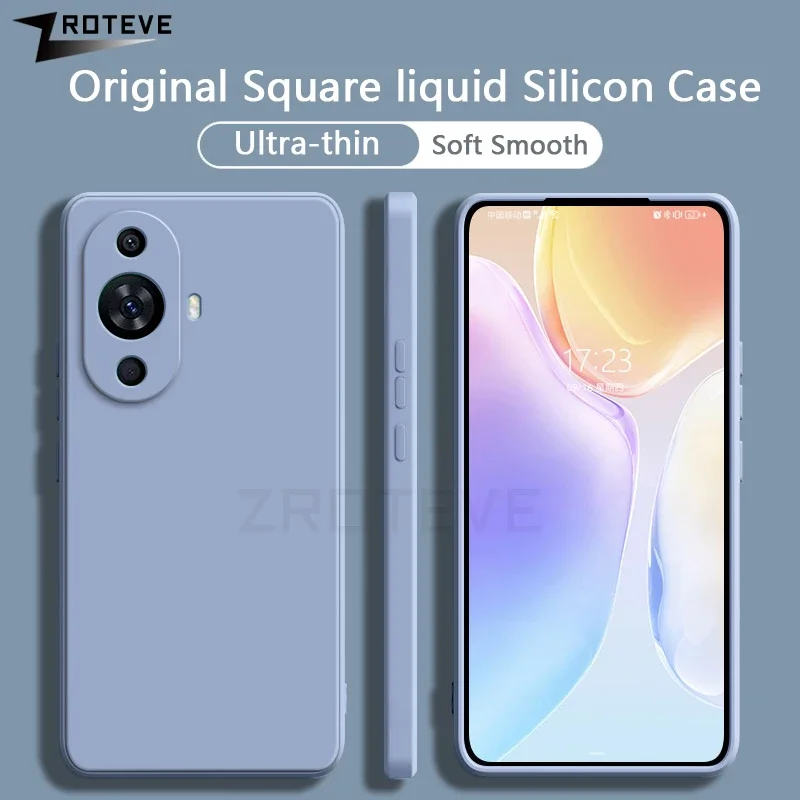 Чехол Nova12s ZROTEVE оригинальный жидкий силиконовый мягкий чехол для Huawei Nova 12s 12SE 12i 11